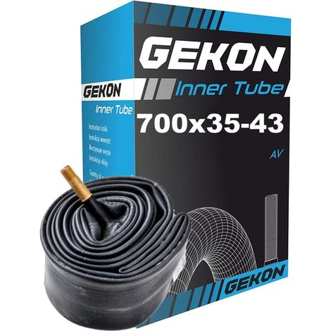 Cámara de aire para bicicleta 28 700x 35/38/40/43c AV Car 48 mm Gecko (1/3)