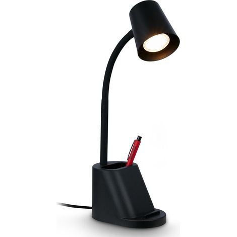 Schreibtischlampe Tischlampe Büro Schwenkbar Stiftehalter GU10