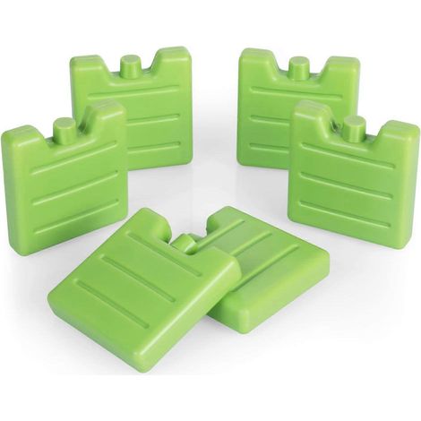 Petits pains de glace, 6 mini pains de glace, éléments réfrigérants pour sacs isothermes ou boîtes à lunch, refroidissement longue durée, éléments réfrigérants compacts pour boîtes à lunch, école (1/5)
