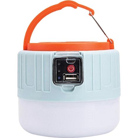 Wasserdichte Solar-Campinglampe mit USB-Ladefunktion und LED-Notbeleuchtung für den Außenbereich – ideal für Picknicks, Wanderungen und Angeln.