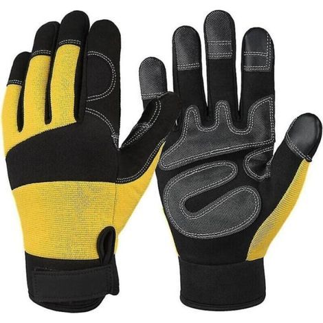 (L) 1 paire de gants de jardin Pureh, gants de jardin de plantation, gants de travail d'entretien de bâtiment (1/4)