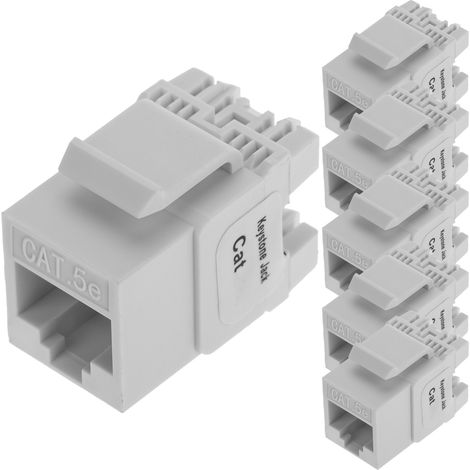 BeMatik - Keyston RJ45 femelle TB110 Cat.5e UTP pack de 6 unités (1/5)