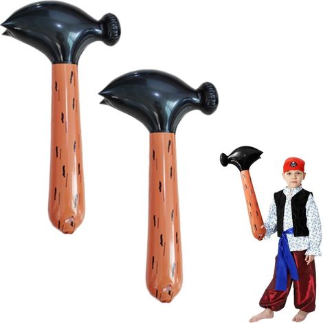 2 x Inflatable Hammer for Children Fun Toy for Swimming Pool Party and Bath Costume Accessories for Cosplay (1/5)