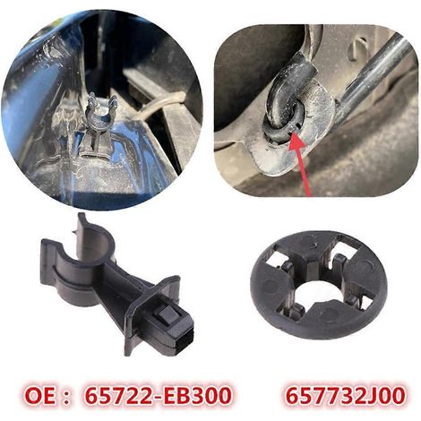 Support de capot universel pour J10 2006-2013/D40 65722-EB300 - Jeu de 10 clips (1/4)