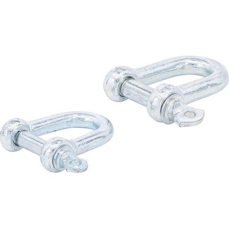 Jeu de Manilles Type D - 2 pcs - Acier Résistant - Fixation Sécurisée - D-Work (1/5)