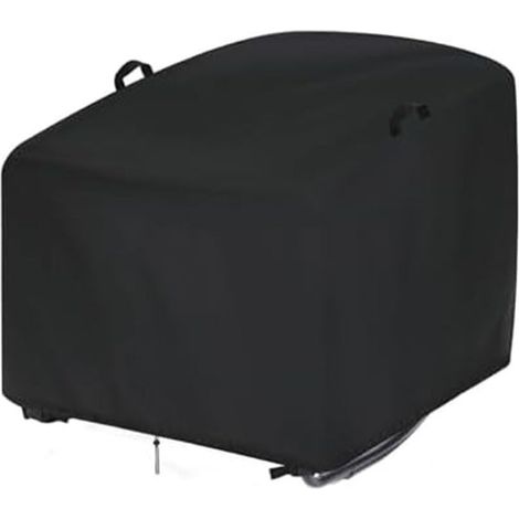 Housse imperméable pour fauteuil œuf à bascule de patio en tissu Oxford 210D avec bande élastique pour maintenir la housse en place et la protéger contre le soleil, la pluie, la neige et le vent (112 (1/4)