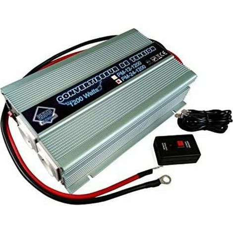 Convertisseur Transformateur de Tension 24/220V 1200W avec Telecommande (1/2)