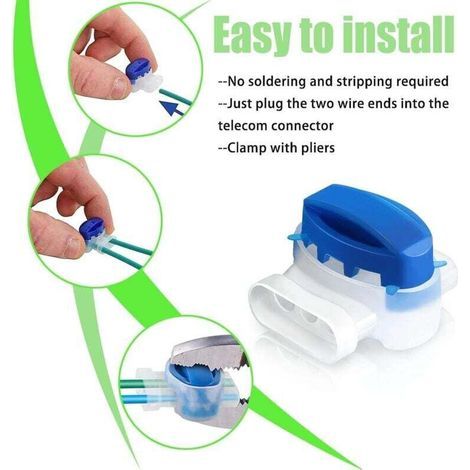 Câble Connecteur 3M Scotchlok 314 Pour Tondeuse À Gazon Yardforce Sc 600 Eco Sa 900 Lot De 15 Pièces (1/3)
