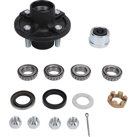 Kit de Moyeu de Remorque 2000 LB 4 sur 4 Pouces,Moyeu de Renvoi Stable à élevée pour Broches Droites (1/5)