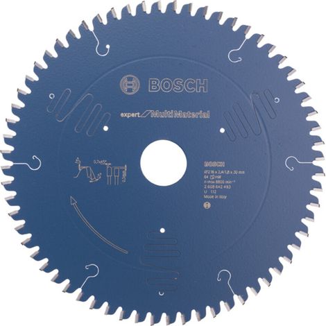 Bosch Accessories Expert for Multi Material 2608642493 Kreissägeblatt 216 x 30 x 2.4 mm Zähneanzahl: