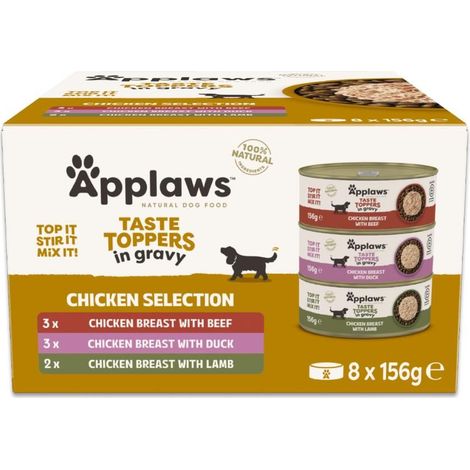 Applaws - Multipack Chicken Gravy, Dog - 8x156g