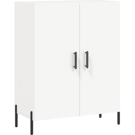 Aparador-cómoda-mueble-organizador-cocina-salón-salón-comedor 695 x 34 x 90 cm-madera de ingeniería-blanco 020030467