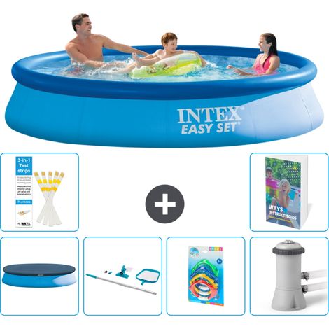 Easy Set Pool Rund - 366x76 cm - 7-teilig S125