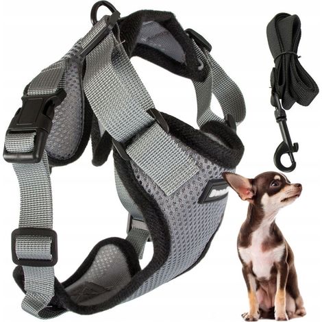 Hundegeschirr S ohne Druck grau (100) GABA (1/5)