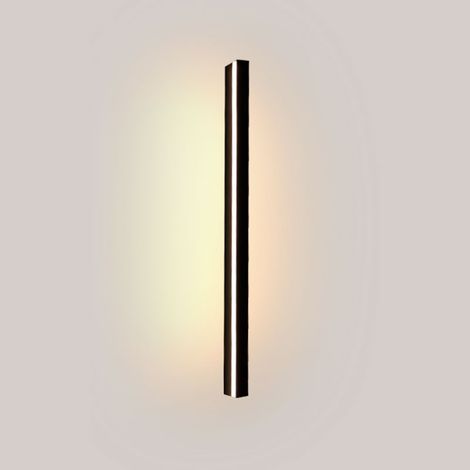 Aplique Lineal De Pared LED Integrado - 33W - 150 Cm - IP20 - Negro