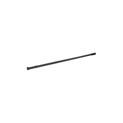 Tringle de douche extensible noire Noir 75 cm (1/3)