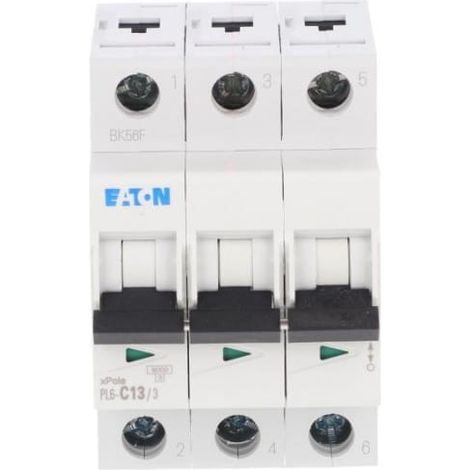 Interruttore automatico 3P C 13A 6kA AC PL6-C13/3 286600