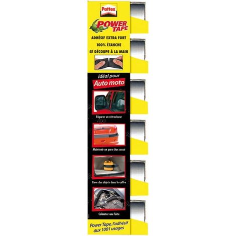 Pattex Power Tape Noir Adhésif Ultra-résistant Et Polyvalent - Pattex