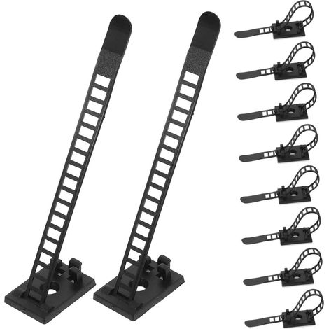 Cable Tie - Velcro Auto-Adhésif Réglable - Organisation de Câbles pour Bureau Maison Atelier - 50 Pièces (1/5)