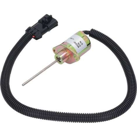 Électrovanne de coupure carburant 12V DC pour moteur Kubota V2203, solénoïde d'arrêt pour excavatrice, référence 1503ES 12A5SUC9SCC28. (1/5)