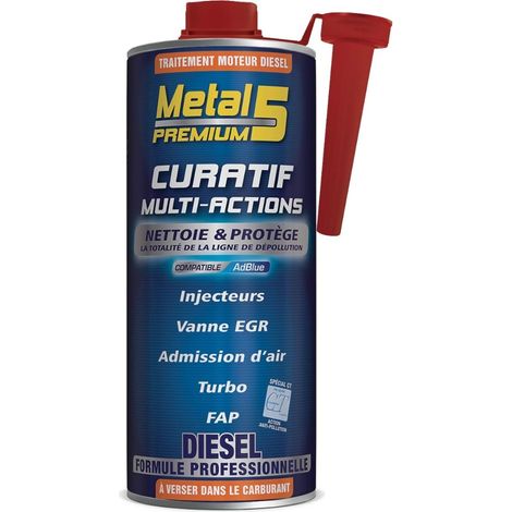 Traitement Moteur Diesel Curatif Multi-actions Diesel 1L Metal 5