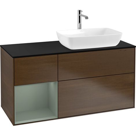 Villeroy & Boch F802GMGN Meuble sous-lavabo Finion F80 (1/2)