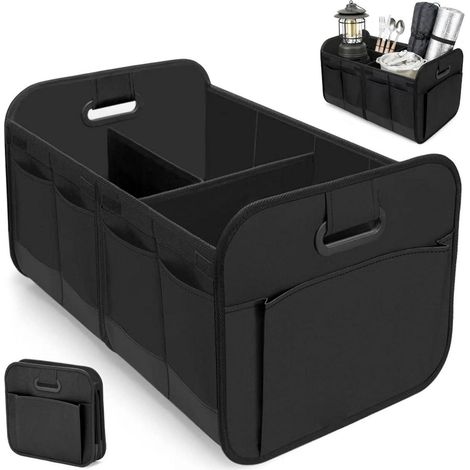 Organisateur de Coffre Pliable 58x37x32 cm, spacieux, imperméable, tissu Oxford