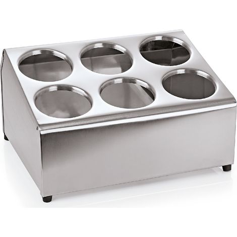 Besteckbehälter Gastro für 6 Besteckköcher