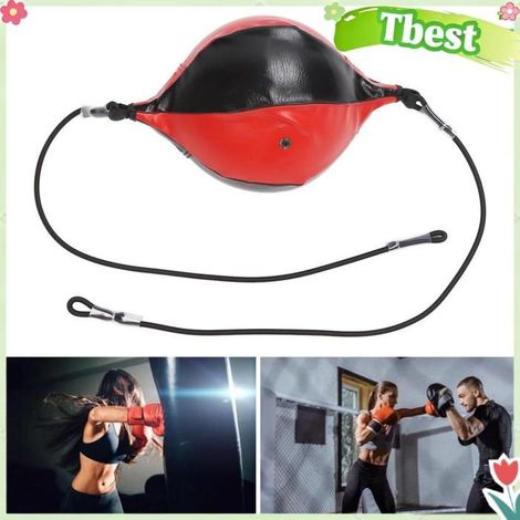 Tbest Sac de vitesse de boxe Sac de Vitesse Suspendu pour la Boxe, Sac de Vitesse à Double extrémité avec parapharmacie orthese (1/5)