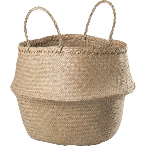 SKLUM Korb aus Schilfrohr Kahs Ø35 x 32 cm Natur (1/5)