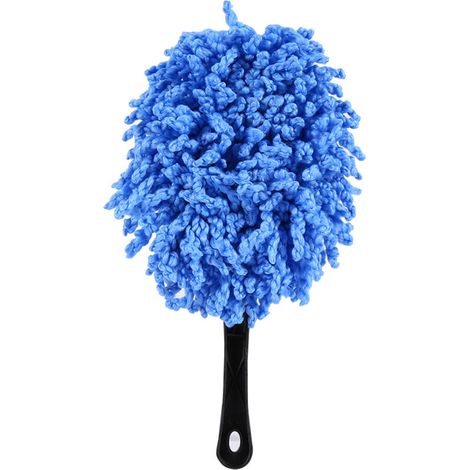 Poignée Longue Nettoyant Vitres Voiture Microfibre Lavable Brosse Poussière Auto