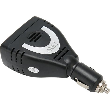 Convertisseur de Puissance Voiture 75W 12V vers 220V avec Port USB et Protection Basse Tension - Sortie Stable (1/5)