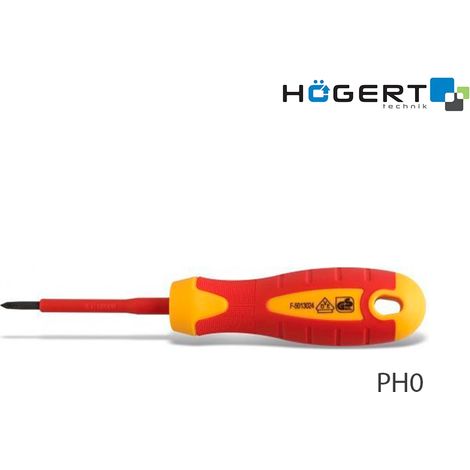 Destornillador Phillips PH0X60 1000V hogert