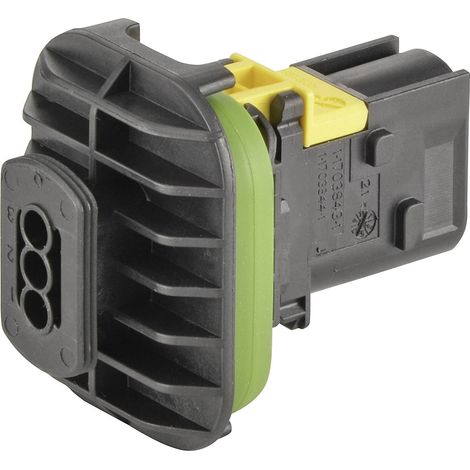 TE Connectivity Boîtier femelle pour platines série HDSCS, MCP Nbr total de pôles 3 2-1703843-1 1 pc(s) Y993341 (1/2)