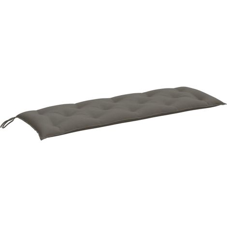 Maison Exclusive - Gartenbank-Auflage Melange Dunkelgrau 150x50x7