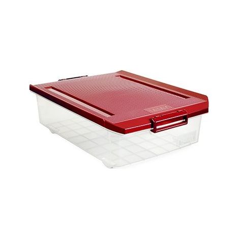 CAJA MULTIUSO BAJO CAMA 32L ROJA TATAY