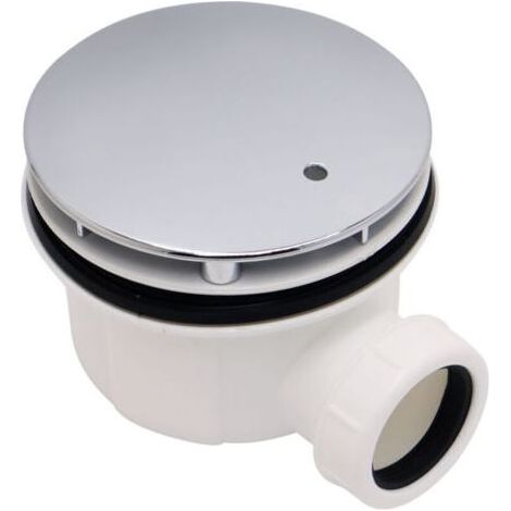 90 mm plastic shower tray drain, modern plastic shower tray drain with flow rate. Replacement part for 90 mm bathrooms. Odor-resistant MUMU.