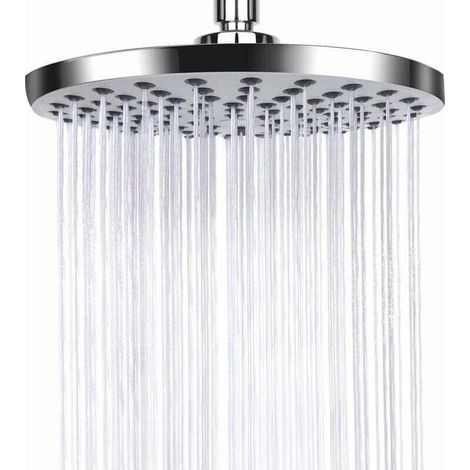 Cabezal de ducha de 20 cm – Acero inoxidable – Antical – Ahorro de agua – Alta presión – Compatible con brazo G1/2 (1/5)