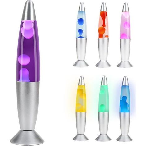 Lampe Lave LED Multicolore - CELLUSTOP - Design Rétro - 7 Couleurs - Éclairage Ambiance - Électrique (1/5)