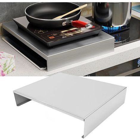 Couvercle de plaque de cuisson à gaz en acier inoxydable/couvercle de plaque de cuisson à pâtes/couvercle de brûleur de grande cuisinière électrique, offrant une surface de travail supplémentaire, cap (1/5)