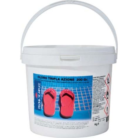 Multiazione x piscina lapi kg  5=25xgr 200 Lapi