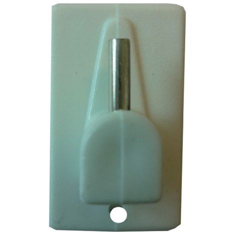 cf 4 pcs de supports adhA sifs pour rideau de support de rideau blanc bris-bris