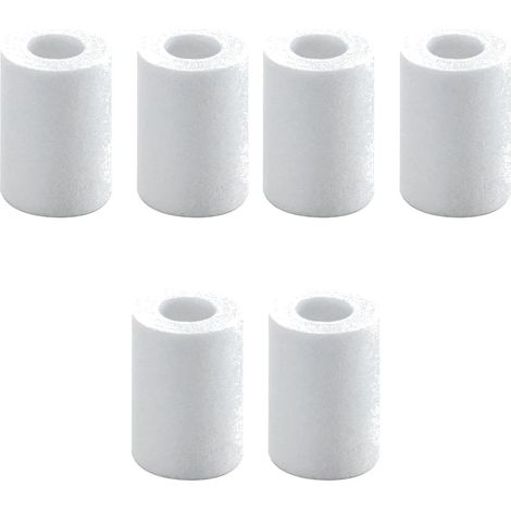 Kit de purification d'eau (6 pièces en coton PP) : filtre universel pour robinet, cuisine, salle de bain et douche, pour eau dure, filtration haute densité, coton PP (1/5)