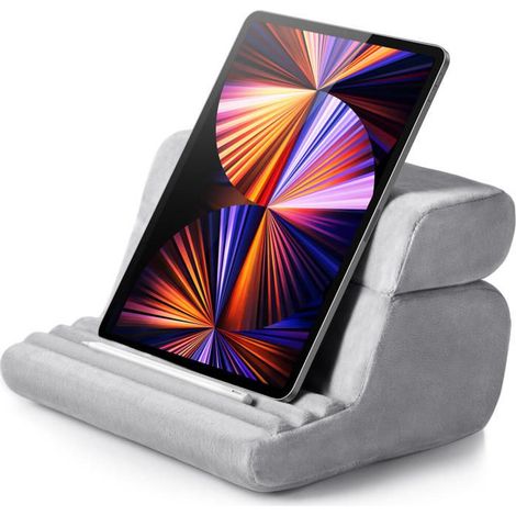 Support tablette coussin pour lit et canapé, compatible iPad, iPhone et tablettes (1/5)