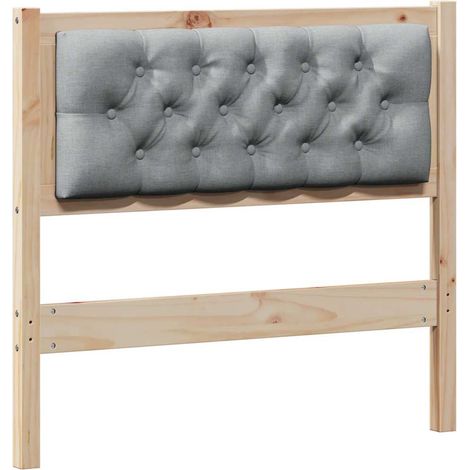 Maison Exclusive - Testiera Marrone e grigio chiaro 90 cm Legno di pino massello