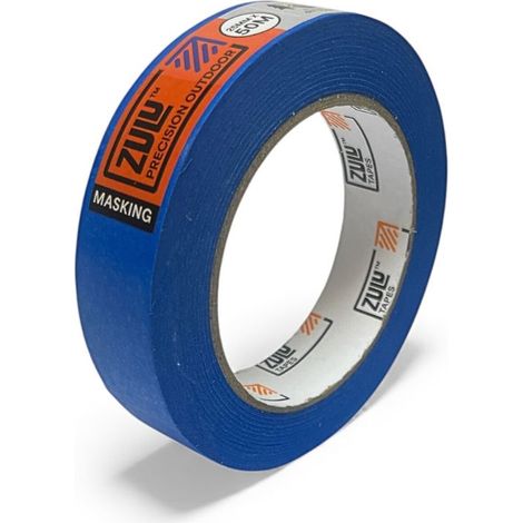 Zulu Precision Outdoor Blue Painters Masking Tape - 25mm x 50m (6 months), 1 Pack