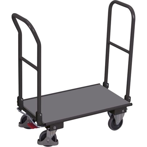 VARIOfit Klappbügelwagen mit 2 Bügeln 720x450mm Anthrazitgrau RAL 7016