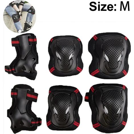 Ensemble de protection pour enfants Équipement de protection pour patins à roulettes Genouillères Coudières Protection pour skateboard Protection pour sports de plein air (1/5)