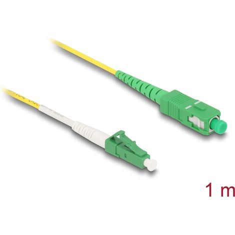 Delock Cabe de fibra Ã³ptica LC-APC  SC-APC Simplex monomodo OS2 1 m