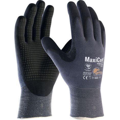 ATG MaxiCut Ultra Schnittschutzhandschuhe Arbeitshandschuhe blau-schwarz Größe 8